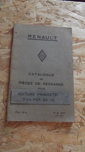 Catalogue pieces de - catalogue,