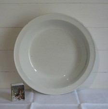Creil Montereau grand plat blanc faïence service ancien vaisselle blanche N°6