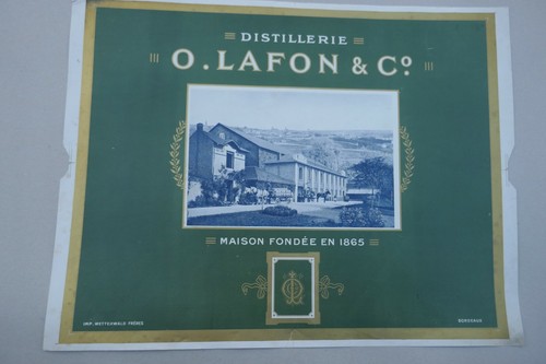 Affiche ancienne distillerie - affiche,