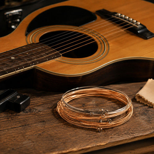Jeu cordes guitare - de,