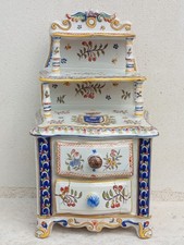 Desvres Gabriel FOURMAINTRAUX - boite bijoux meuble tiroirs buffet vaisselier