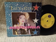 Madonna 45 T 7"  Lucky Star Import UK Petit Centreur, État EX 