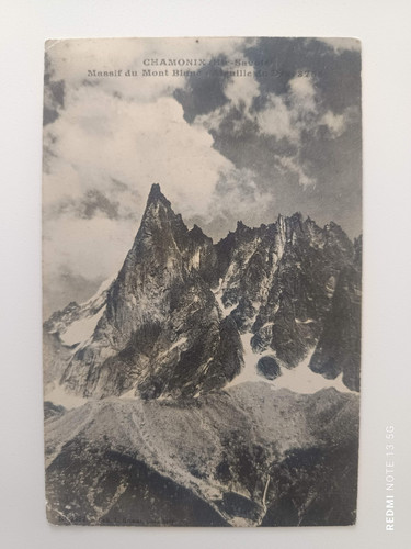 Cpa chamonix massif du - cpa,