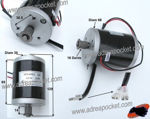 Moteur électrique 24v 100w - électrique,