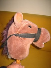 Jouet ancien Hobby Horse Cheval roulettes à chevaucher Vintage