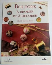 Livre : Boutons à broder et