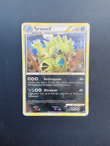 Carte pokémon tyranocif - pokémon,