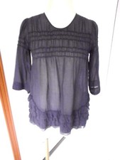 Haut Comptoir des Cotonniers soie coton taille XS S 34 36 blouse chemise top 