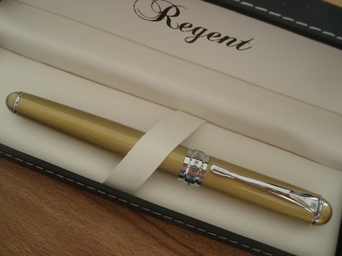 Stylo roller cuir fauve - roller,