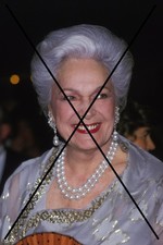 PHOTO DE LA BEGUM AGA KHAN III 1985