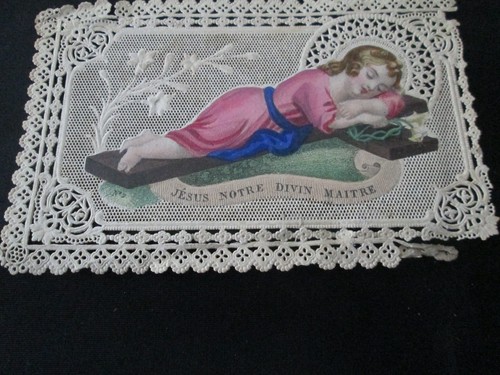 Image pieuse canivet ancienne