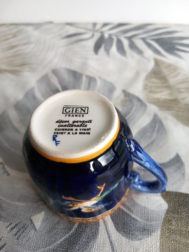 Tasse café gien décor - café,