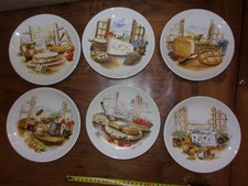 Service à fromage Cheese plates assiettes lot de 6
