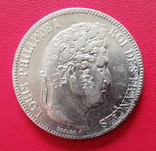 MONNAIE 5 FRANCS ARGENT LOUIS