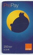 BELGIQUE - MOBICARTE ORANGE - TINTIN