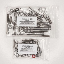 YAMAHA FJ 1200 1986-1990 Kit n°3 vis BTR inox carters moteur FJ1200
