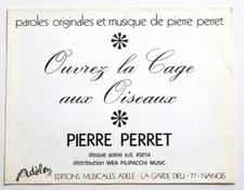 Partition vintage sheet music