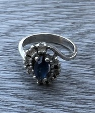 bague ancienne - argent massif