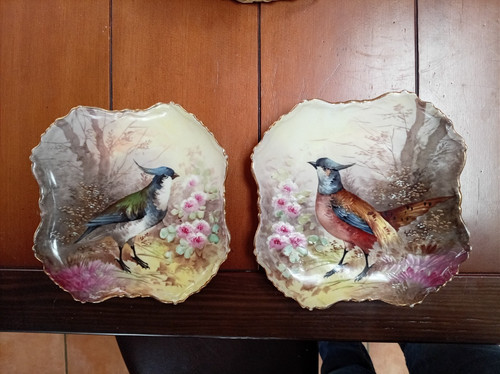 Paire assiette porcelaine - paire,