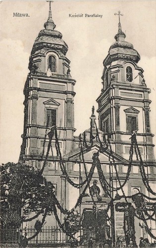 Carte postale mława - mława, mlawa