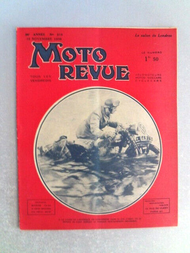Moto revue 819 11 - n°819, 1938