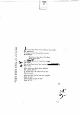 Serge GAINSBOURG - Notes autographes signées. Trois millions de Jocondes. 1986.