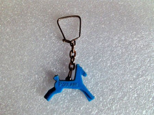 Ancien porte clé publicitaire vintage chocolat Poulain cheval collection