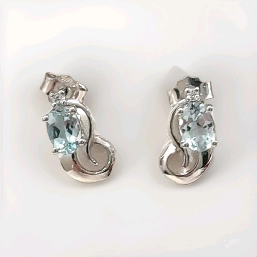 Boucles oreilles avec - avec, d'eau