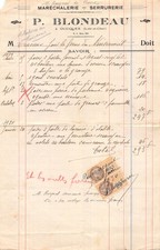 1929 MARECHALERIE SERRURERIE P