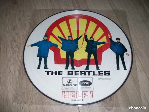 Beatles help picture exc - lp,