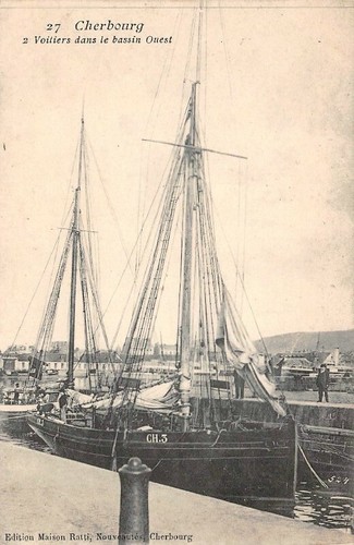 Cherbourg voilier dans - cherbourg,