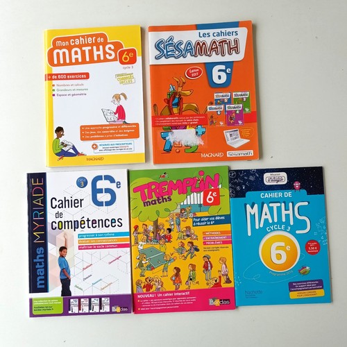 Lot livres mathématiques 6 - 5,