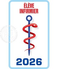 Caducée élève infirmier
