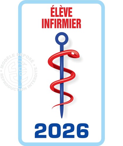 Caducée élève infirmier