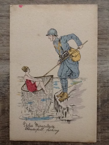 Illustree santini peche - cp,