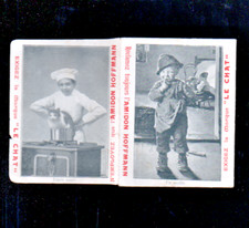 publicite très ancienne exiger echantillon l'amidon hoffmann le chat pub