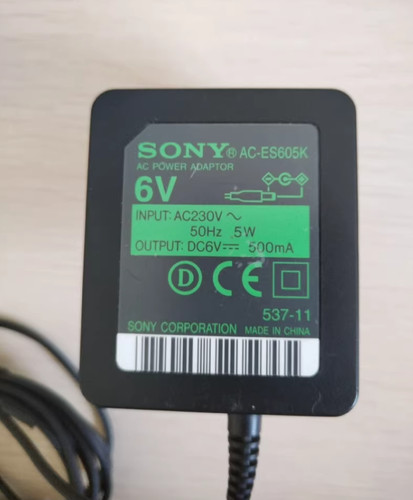 Sony es605k 500ma - sony, ac-es605k