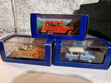 Lot De 3 Voiture Tintin 1:43e Hergé Moulinsart