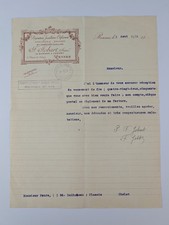 Reçu ancien, 1924