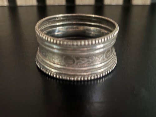 Rond serviette argent - rond,