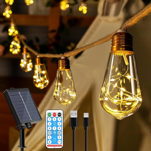 Guirlande lumineuse solaire - guirlande,
