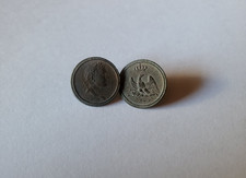 bouton de cape Napoléon 1er tête laurée ,1er empire