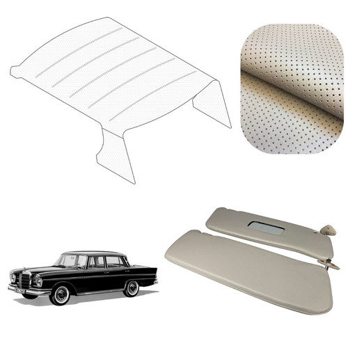 Perforated cream roof - perforated, liner
