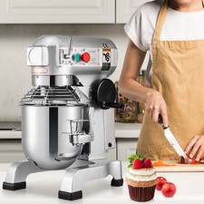 VEVOR Robot Pâtissier Commercial Batteur sur Socle 14 L 3 Vitesses Boulangerie