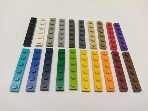 Lego plaque plate 1x6 - 1x6, 3666