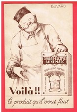 BUVARD - LESSIVE SAINT MARC - CENDRE LESSIVE 