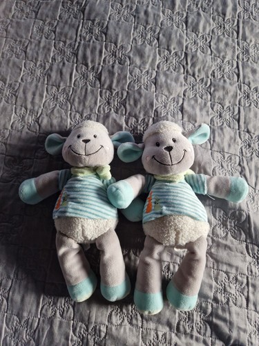 Peluche doudou mouton nicotoy - peluche,