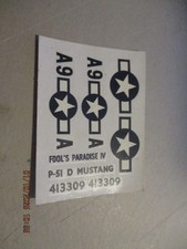 Décal 925 maquette 1/72 P-51D MUSTANG pour kit  années AIRFIX années 60/70 
