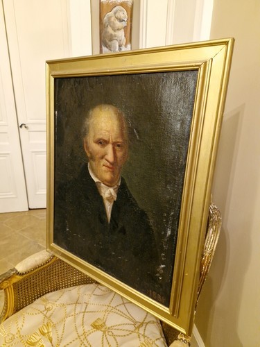 Peinture ancienne huile - peinture, sur