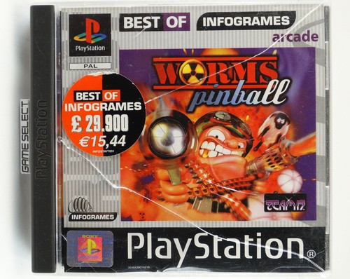 Worms pinball sony - worms, playstation